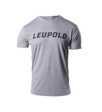 Leupold Wordmark Tee Graphite Heather M