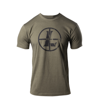 Distressed Reticle Tee Military Green L