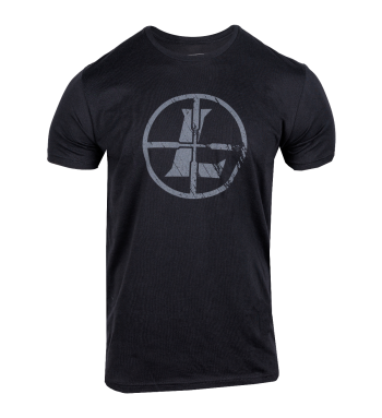 Distressed Reticle Tee Black M