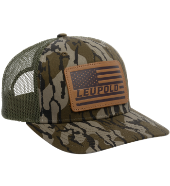 Leather Flag Trucker Hat