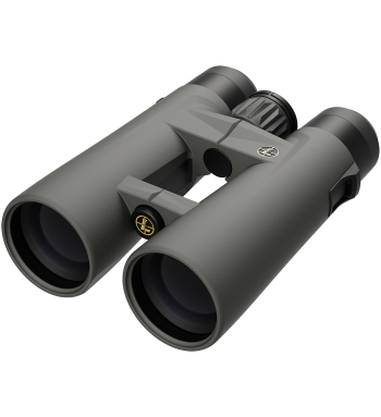 Left angle view of BX-4 Pro Guide HD Gen 2 10x50mm hunting binoculars with 50mm objective and form fit eyecups. 