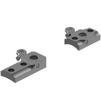 Angled view of QR Remington 700 2-pc, a Quick Release mount. 