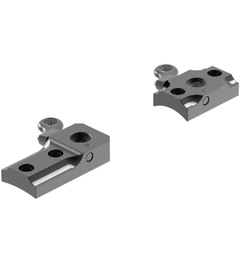 Angled view of QR Remington 700 2-pc, a Quick Release mount. 