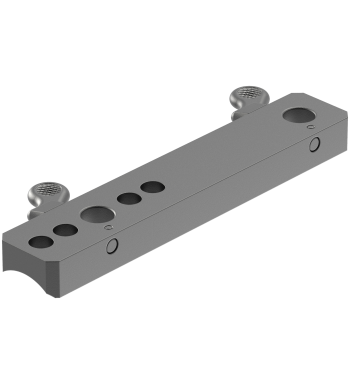 Angled view of QR T/C Encore & Omega 1-pc, a Quick Release mount.