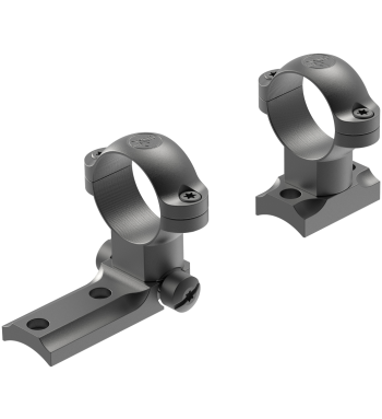 STD Savage 10/110 Round Rcvr 2-pc Base/1 High Rings Matte