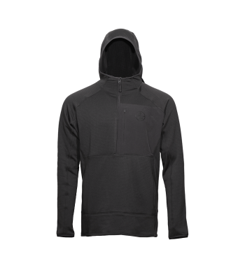 Velum Grid Fleece Pullover Charcoal L