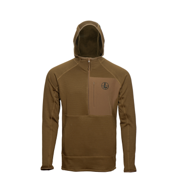 Velum Grid Fleece Pullover Otter L