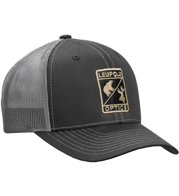 L Optic Trucker Hat Black / Charcoal