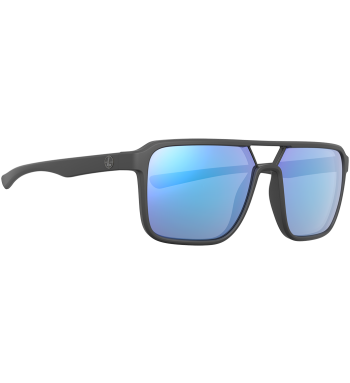Bridger - Dark Gray, Blue Mirror