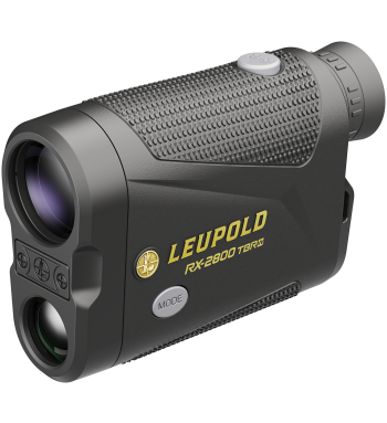 Front angled view of Leupold RX-2800 Rangefinder. 