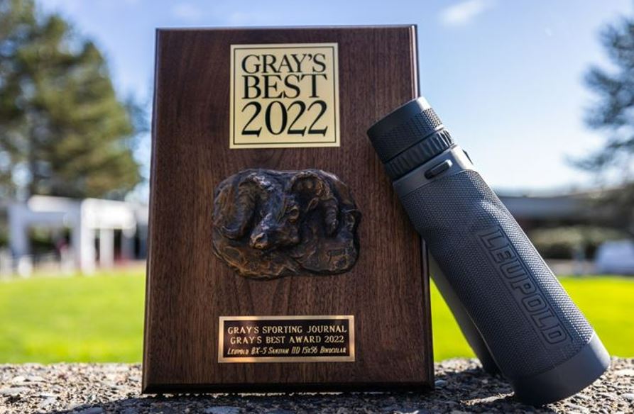 Leupold & Stevens, Inc., provider of the world’s most rugged, lightweight, and clear sport optics, is pleased to announce that the Leupold BX-5 Santiam HD 15x56 Binocular has been named “Gray’s Best” for Shooting products by Gray’s Sporting Journal.