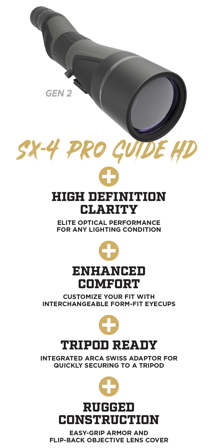 leupold sx-4 pro guide hd gen 2 spotting scope features